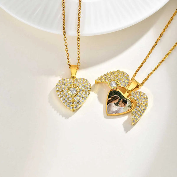 Photo Locket Necklace — Opens to Your Picture