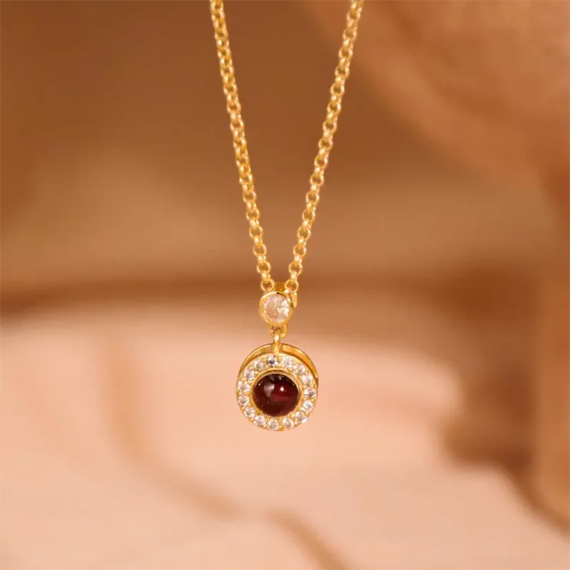DHQH Personalized Photo Birthday Stone Photo Projection Necklace Customized Picture Birthday Stone Projection Pendant Gift