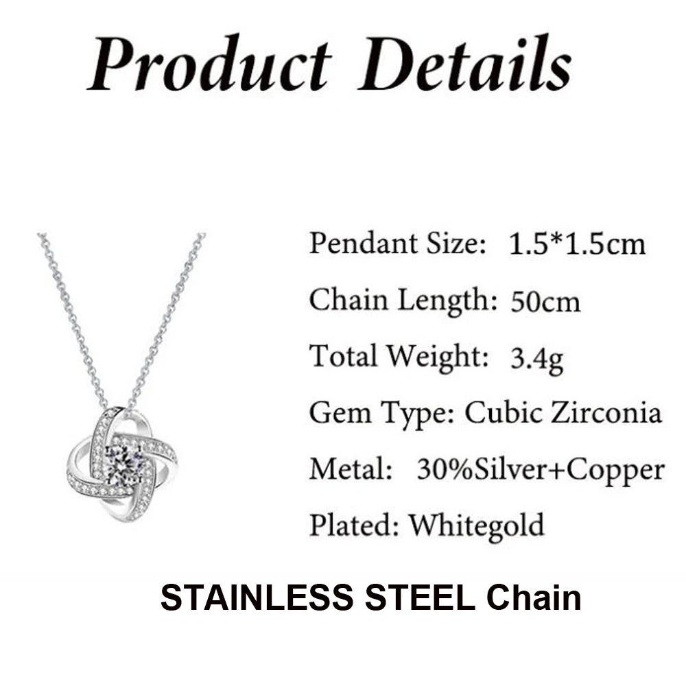 To My Daughter Necklace — Sterling Silver with Message Card & Gift Box